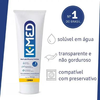 Imagem de K-MED Gel Lubrificante Íntimo 100g
