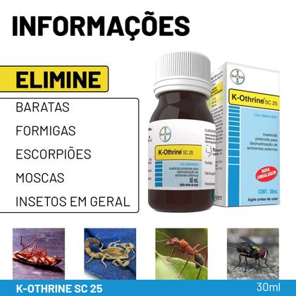 Imagem de K-Othrine SC 25 30ml Contra Barata Formiga Mosca