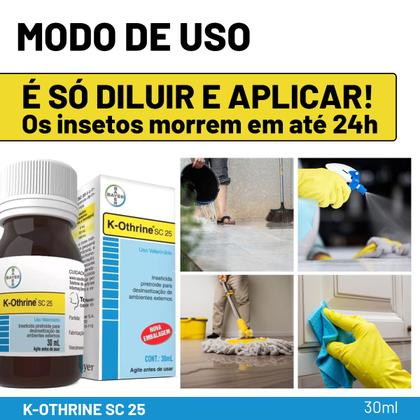 Imagem de K-Othrine SC 25 30ml Contra Barata Formiga Mosca