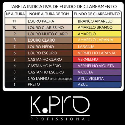 Imagem de K.pro Caviar Color Marrom Coloração Tintura Permanente 60g Tom 4.7 - Castanho Médio Marrom