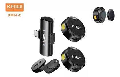 Imagem de KAIDI KMF4-C: Microfone sem fio ideal para criadores