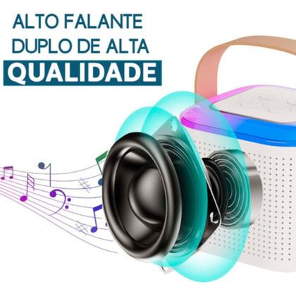 Imagem de Karaoke com microfone infantil Caixinha Bluetooth Sem Fio novidade no tiktok