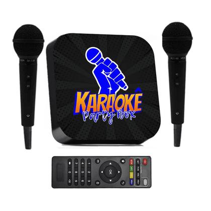 Imagem de Karaoke Party Box Profissional Preto 2 Microfone com Fio