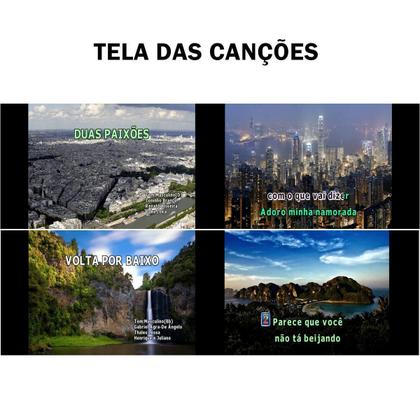 Imagem de Karaoke Profissional +Monitor +2 Mic Sem Fio +Caixa De Som