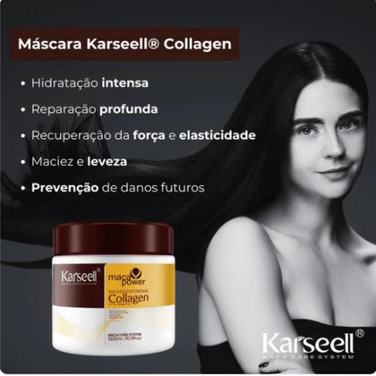 Imagem de Karssell Máscara Capilar Reparadora Colágeno Original 500ml