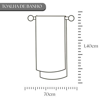 Imagem de Karsten Toalha de Banho Lumina 70x140cm  Alta Absorção e Maciez