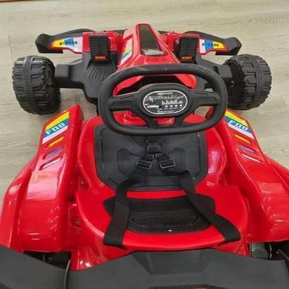 Imagem de Kart Elétrico Carrinho Infantil Bateria Com Led Cinto E Mais