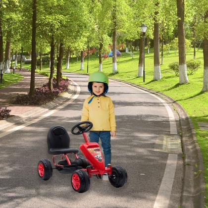 Imagem de Kart Pedal Infantil Confortável Estimula Equilíbrio 3 Anos