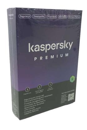 Kaspersky Antivírus Premium 3 Dispositivos 1 ano 2025 Imagem de Kaspersky Antivírus Premium 3 Dispositivos 1 ano 2025