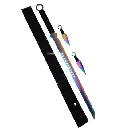 Katana Samurai Espada de 71cm com Lâmina Full Tang, Efeito