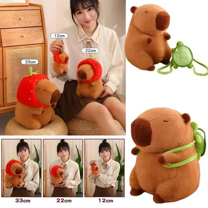 Imagem de Kawaii Kapibara Brinquedo De Pelúcia 25-55cm Feio Bonito Capivara Boneca Para Meninos Meninas Anime