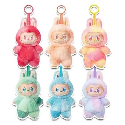 Kawaii Labubu 3.0 PVC Blind Box Series Macaron Pingente Boneca