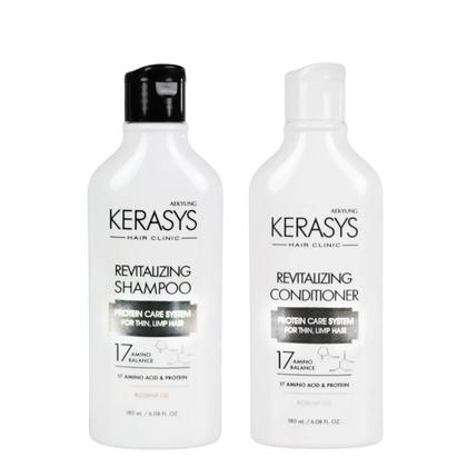 Imagem de Kerasys Kit (Duo Revitalizing 180ml + Leave In Heat Active Damage Repair 50ml)