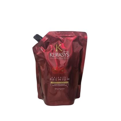 Imagem de Kerasys Kit (Sh Oriental Premium Refil 500ml + Trat. Keratin Silk Moisture 600ml)