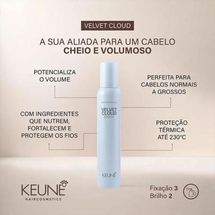 Imagem de Keune - Velvet Cloud - Mousse Volumizante 200 ml