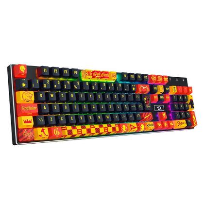 Imagem de Keycap Gamer Redragon Harry Potter Grifinória, ABNT2, Preto, Vermelho e Amarelo - HP-944