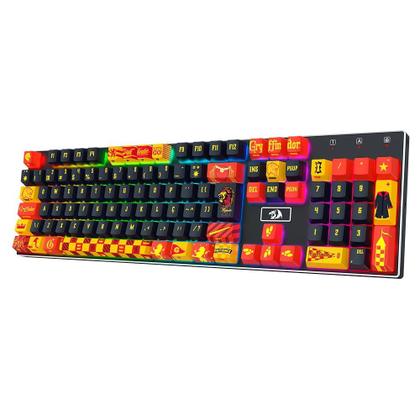 Imagem de Keycap Gamer Redragon Harry Potter Grifinória, ABNT2, Preto, Vermelho e Amarelo - HP-944