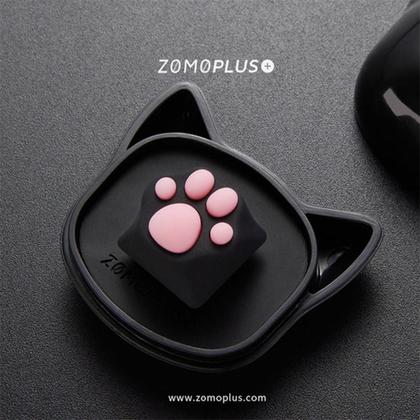 Imagem de Keycap Gamer Zomo Kitty Paw - Black Pink - Silicone Macio