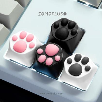 Imagem de Keycap Tecla Gamer Zomoplus Kitty Paw Black Grey