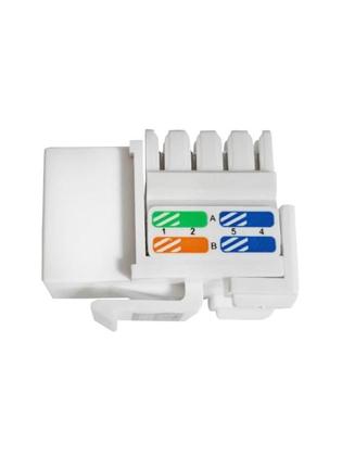 Imagem de Keystone Rj45 Cat5e Branco Soho Plus Furukawa Caixa C/ 50 PCTS