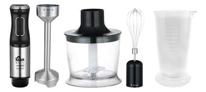 Imagem de Kian Mixer Turbo 3 Em 1 Inox Misturadora 1000w 5 Velocidades Preto -