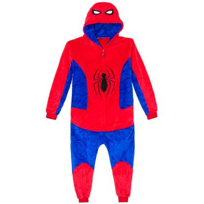 Imagem de Kigurumi Adulto Pijama Homem Aranha Fantasia De Dormir - Zona Criativa