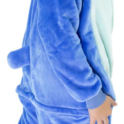 Imagem de Kigurumi Infantil Pijama Stitch Disney Fantasia De Dormir - Zona Criativa