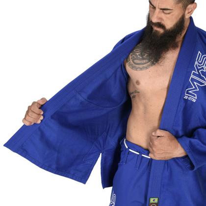 Imagem de Kimono de Jiu-Jitsu GLORY MKS Combat Blue