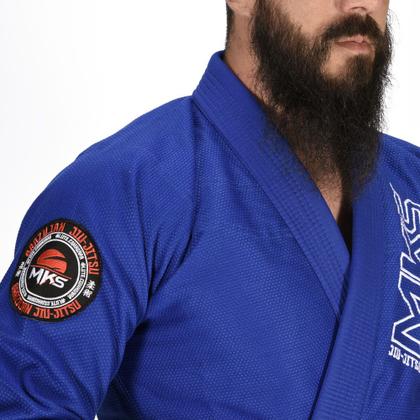 Imagem de Kimono de Jiu-Jitsu GLORY MKS Combat Blue