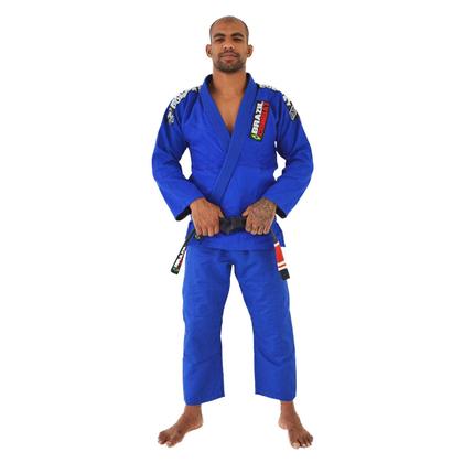 Imagem de Kimono de Jiu Jitsu Xtra-lite Brazil Combat Competidor BJJ Kimono Adulto Profissional