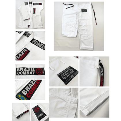 Imagem de Kimono de Jiu Jitsu Xtra-lite Brazil Combat Competidor BJJ Kimono Adulto Profissional