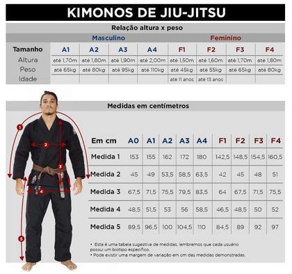 Imagem de Kimono Jiu Jitsu Atama Trançado Classic - Branco-A1