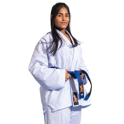 Imagem de Kimono Jiu-Jitsu Judô Reforçado Adulto 1 Fit