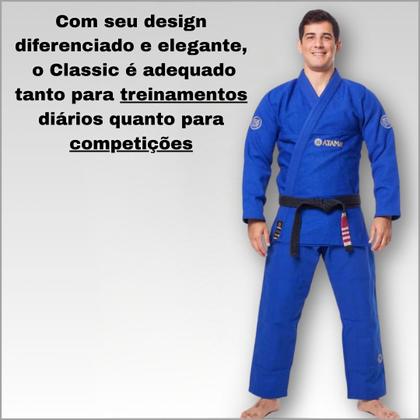 Imagem de Kimono JiuJitsu azul Atama Classic