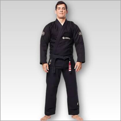 Imagem de Kimono JiuJitsu preto Atama Classic
