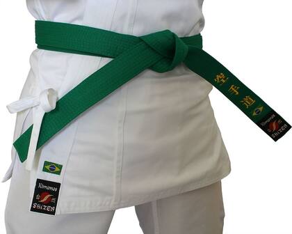 Imagem de Kimono Karate Básico em Tecido Algodão Brim + Faixa Branca Básica - SHIZEN