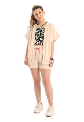 Imagem de Kimono Oversize Juvenil em Moletom Gloss