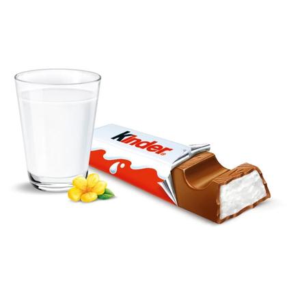 Imagem de Kinder Chocolate 24 Barrinhas - Recheio cremoso e delicioso