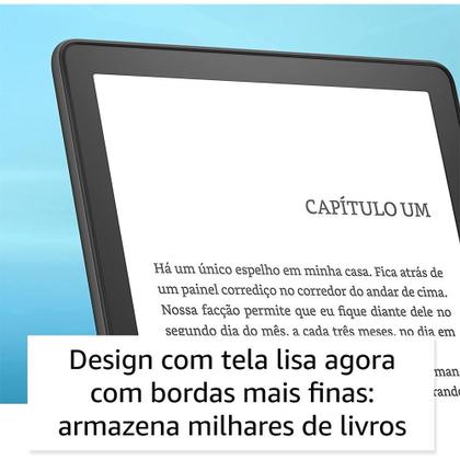 Kindle 11 Geração Paperwhite, 8GB, Preto, Iluminação integrada