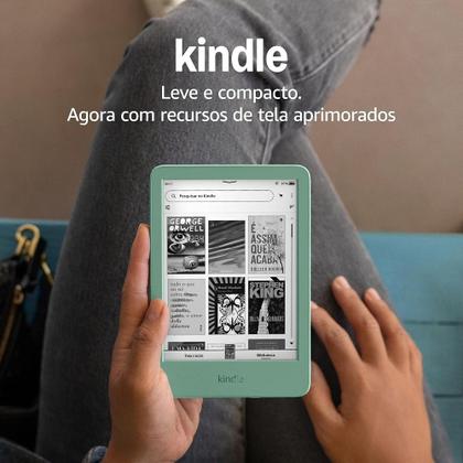Imagem de Kindle 11ª (16GB  modelo 2024), com Tela Antirreflexo, Luz Frontal Ajustável e Bateria de Longa Duração - Cor Verde, B0CP31QS6R, AMAZON  AMAZON