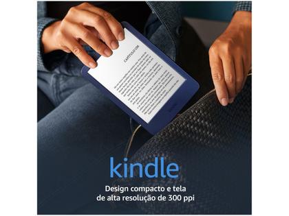 Kindle 11ª Geração Amazon 6” 16GB 300 ppi - Wi-Fi Luz Embutida Azul Imagem de Kindle 11ª Geração Amazon 6” 16GB 300 ppi