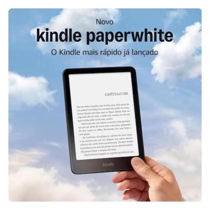 Imagem de Kindle Paperwhite 16GB Ultrafino Tela 7" Antirreflexo USB-C Preto - B0CFPL6C