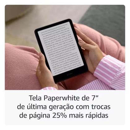 Imagem de Kindle Paperwhite 16GB Ultrafino Tela 7" Antirreflexo USB-C Preto - B0CFPL6C