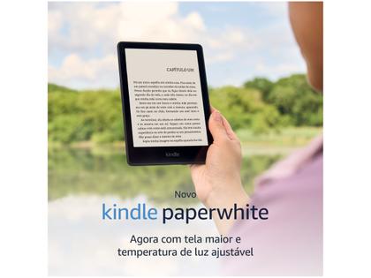 Kindle Paperwhite Amazon 6,8” 16GB 300 ppi - Wi-Fi Luz Embutida Preto Imagem de Kindle Paperwhite Amazon 6,8” 16GB 300 ppi