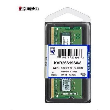 Imagem de Kingston ValueRAM 8GB 2666MHz DDR4 NãoECC CL19 SODIMM 1Rx16 1,2V