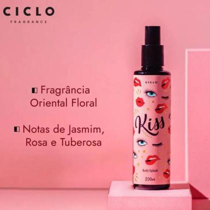 Imagem de Kiss Ciclo Cosmeticos Eau de Cologne Feminino 200ml