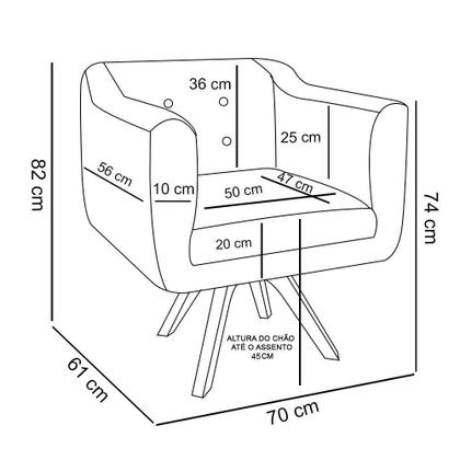 Imagem de Kit 01 namoradeira e 01 poltrona girator