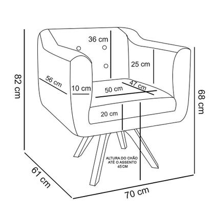 Imagem de Kit 01 namoradeira e 01 poltrona girator