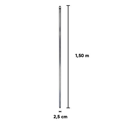 Imagem de Kit 01 Rodo de Alumínio de 40 Cm + 01 Rodo de 60 Cm + 2 Refil