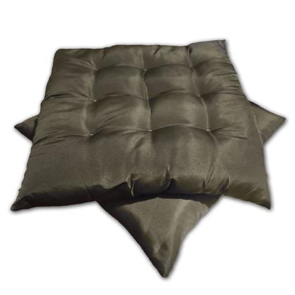 Imagem de Kit 02 Almofadas Assento Futon Flat para cadeira 40x40